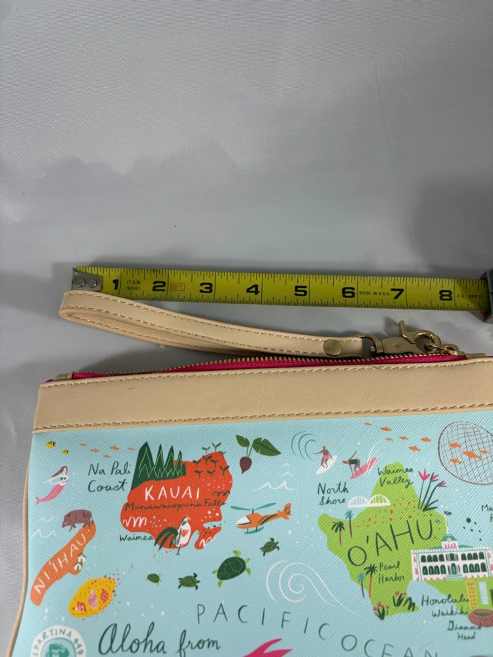 Spartina 449 Hawaiian Islands Zip Wristlet - Picture 10 of 10